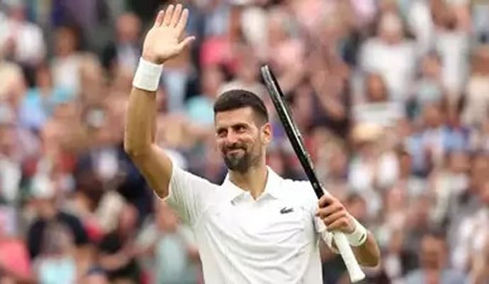 djokovic enters second round of wimbledon mens singles
