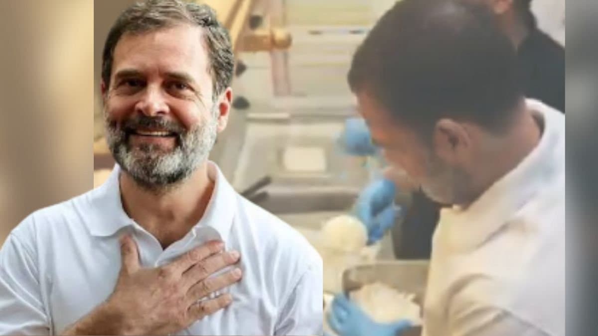 Rahul Gandhi Visits Keventers In Delhi  Makes Cold Coffee then what happened 