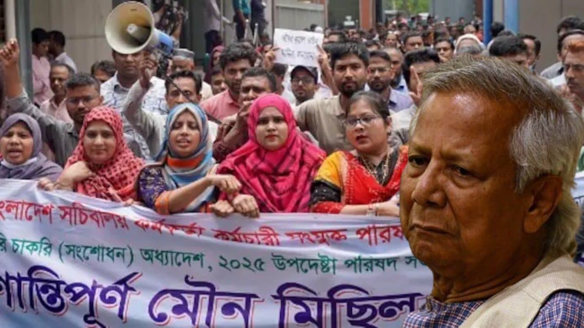 Muhammad Yunus led Bangladesh interim government facing protests across the country