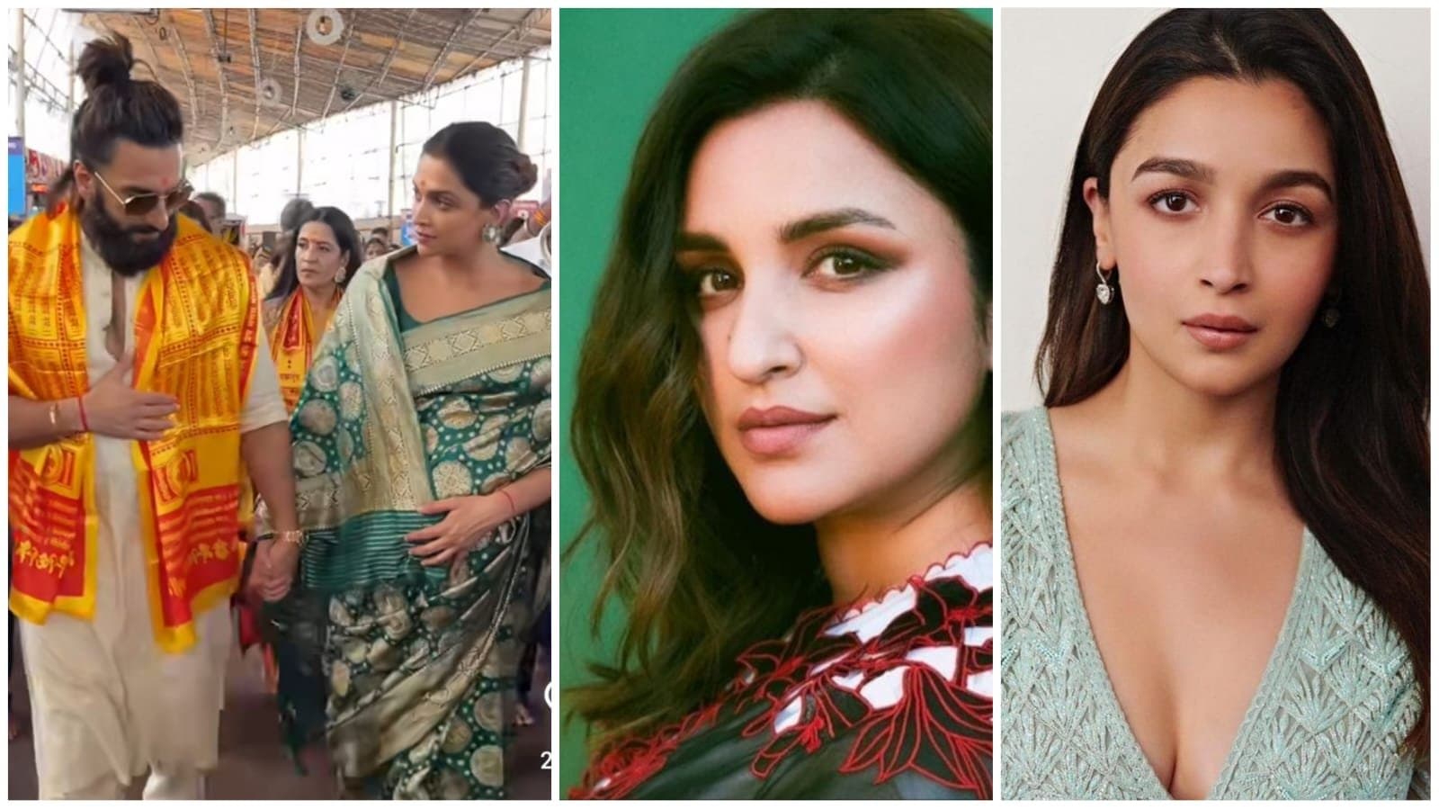 deepika padukone and ranveer singh visit ganapati dev at mumbai alia bhatt said she was insecure of parineeti chopra ent