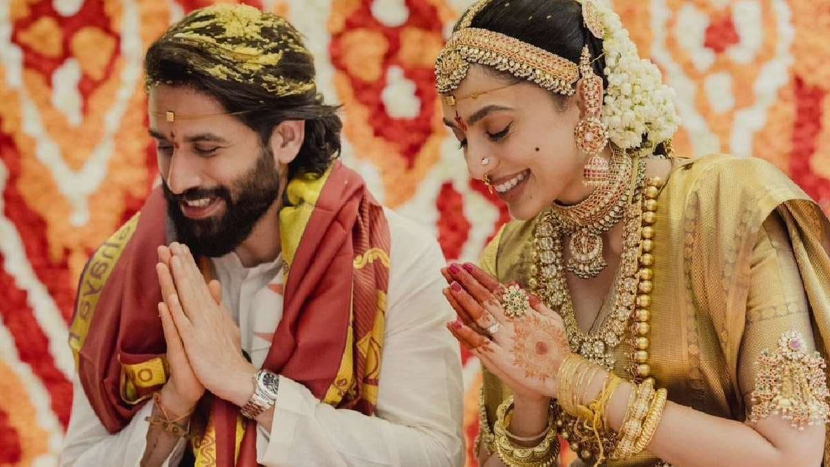 Naga Chaitanya and sobhita dhulipala is now married new wedding couples first photos of went viral ENT