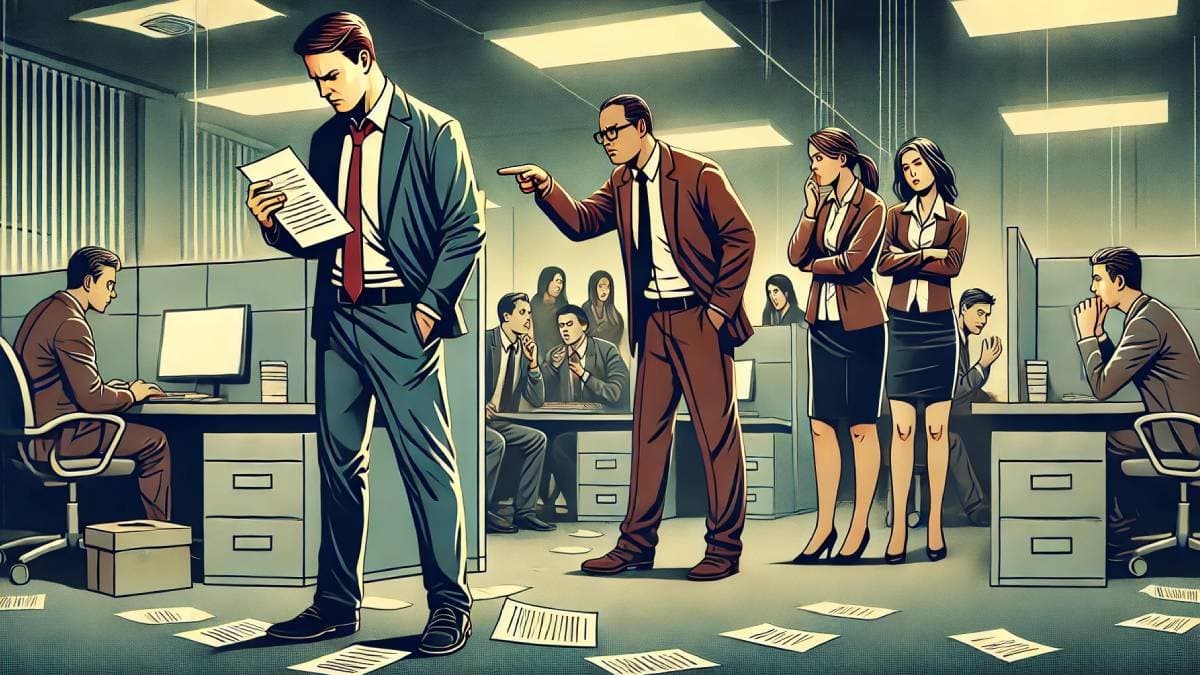 A Gurugram employee was fired after 20 days at a startup