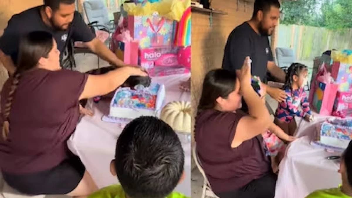 Parents Smashed Little Girl’s Face On Birthday Cake