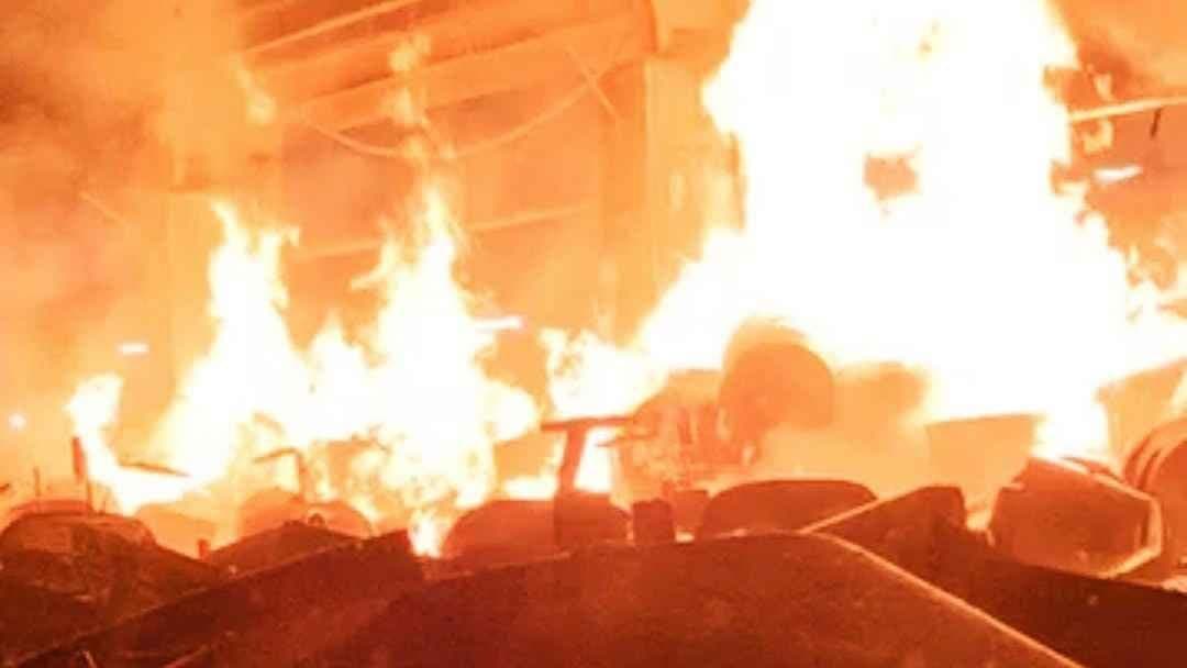 Fire Breaks Out in Bauria Jute mill