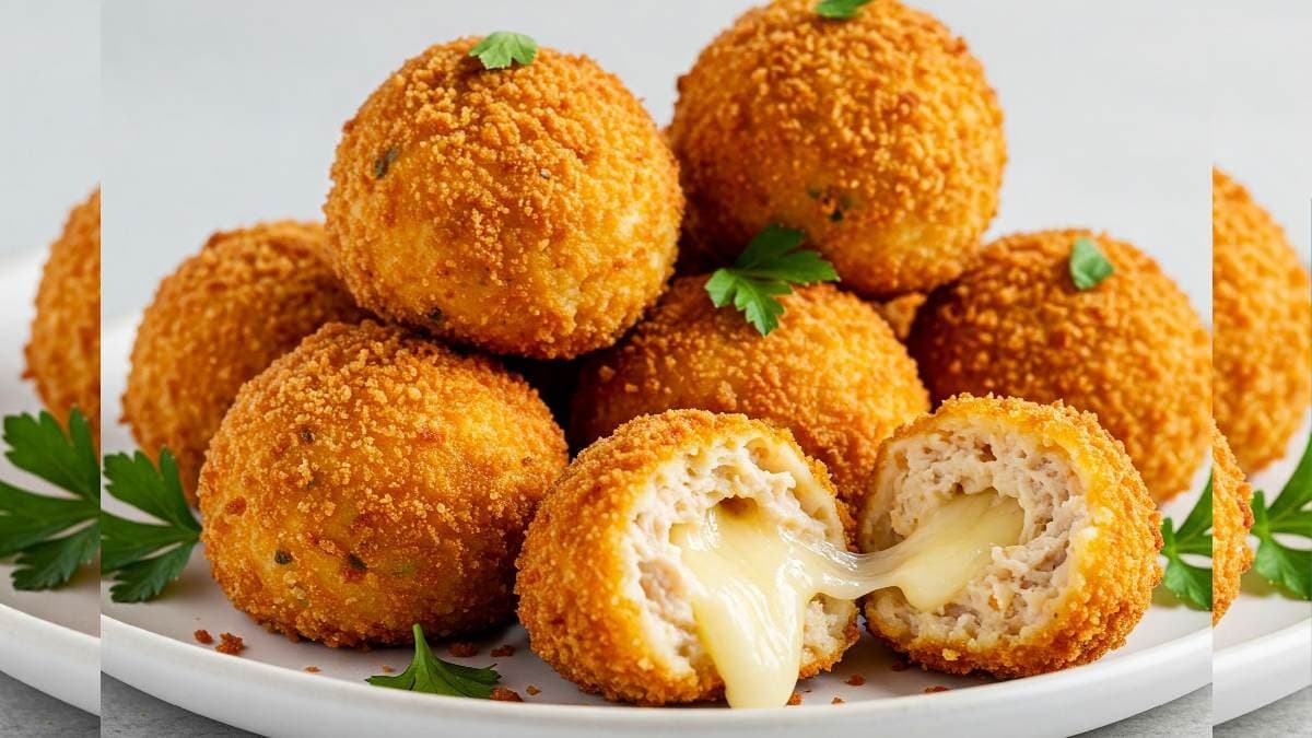 Easy snacks recipe: make delicious chicken cheese balls to enjoy your evening