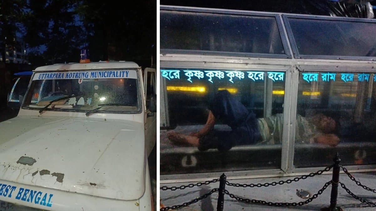 Video of a hearse van driver and his helper on drunken state has gone viral