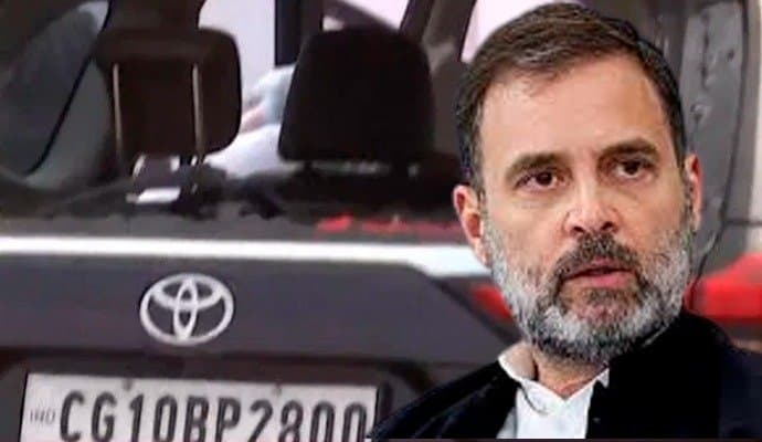 congress leader rahul gandhi car attacked in bengal-bihar border