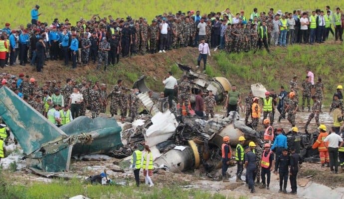 18 dead as plane crashes in Kathmandu gnr