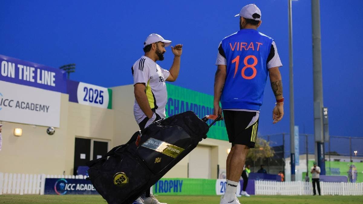 India vs New zealand Kohli goes big Rohit Shami fit: Inside India final training 