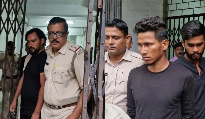 Gunfight with the police in the court premises, bihar men arrested in bengal gnr