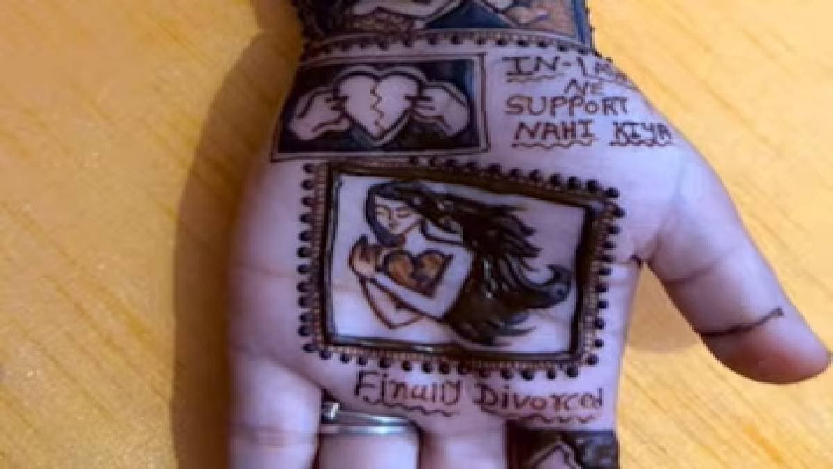 Woman Shares The Story Of Her Failed Marriage Through Unique Mehendi Art