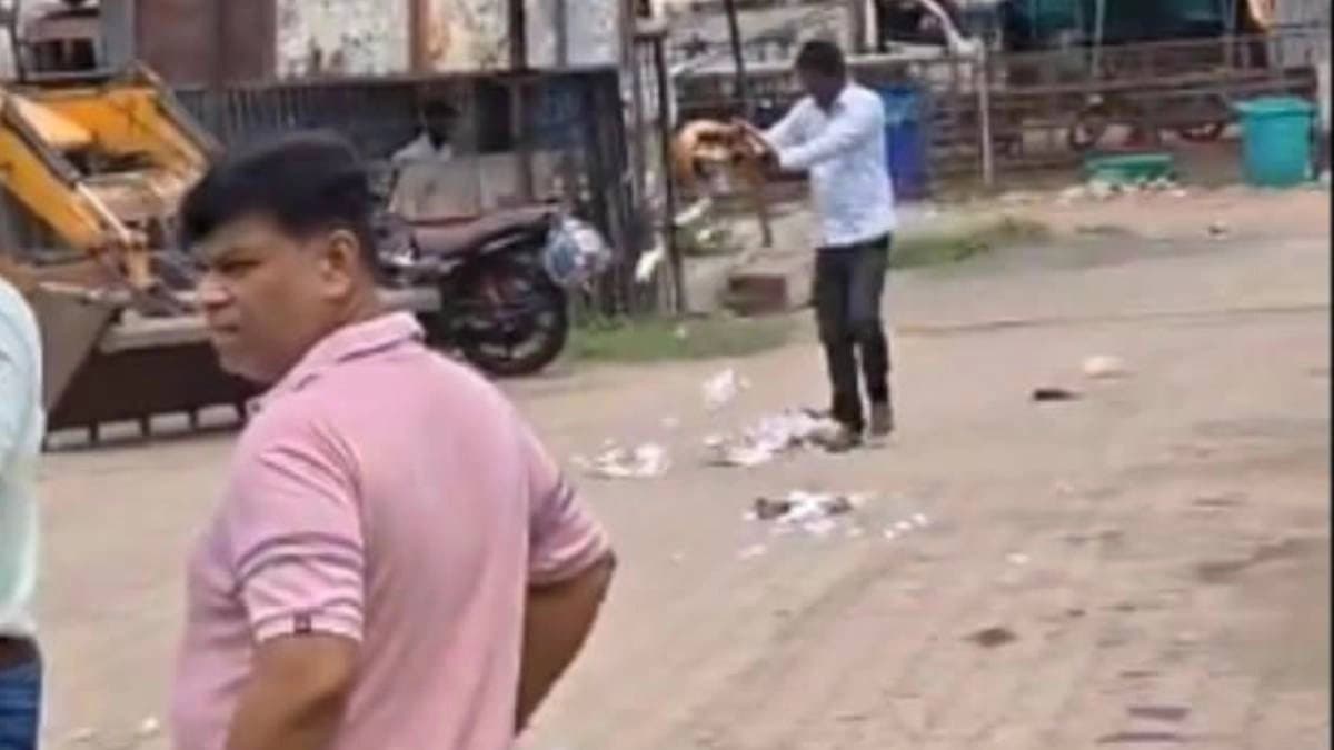 BJPs deliberate littering before cleanliness event goes viral