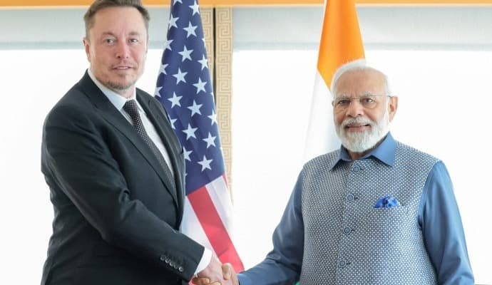 Elon Musk Congratulates Modi