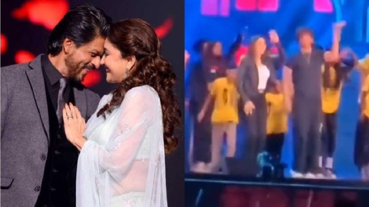 Shah Rukh Khan & Madhuri Dixit reunite on Stage at IIFA After 13 Years