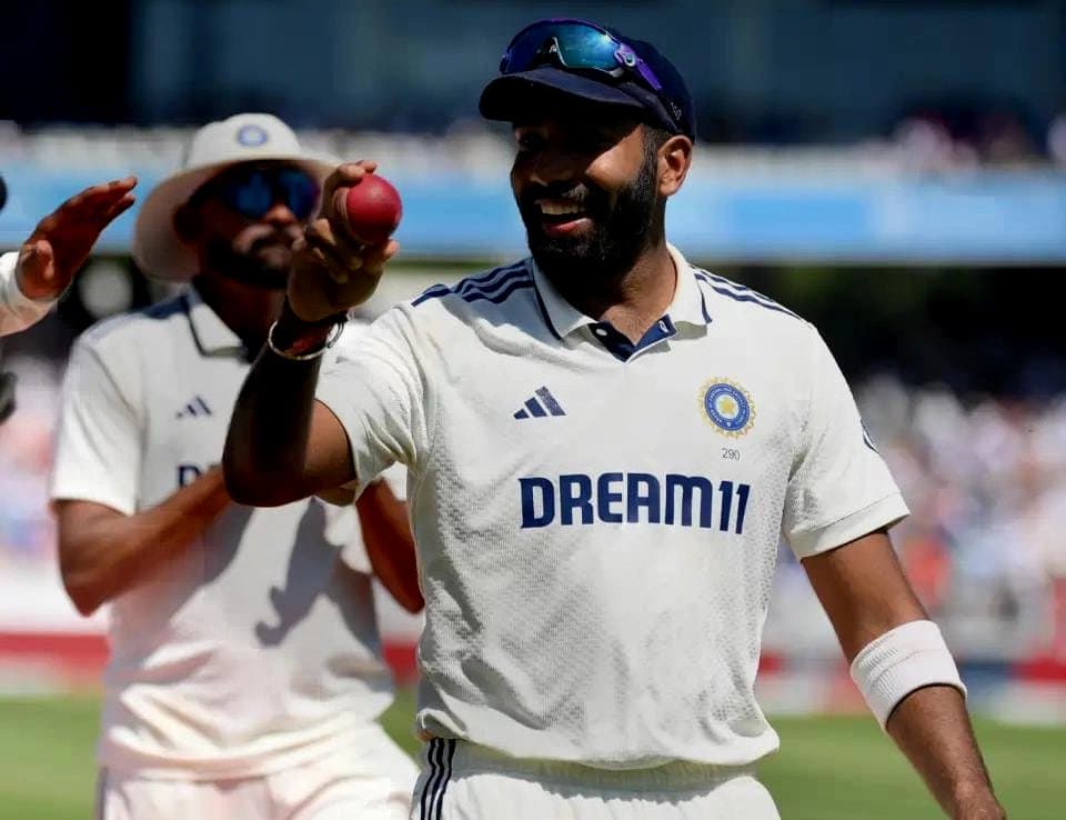 Jasprit Bumrah takes five wickets at Lords-England all out at 387 