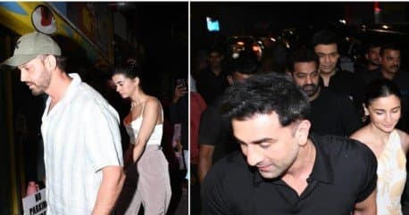 Alia Bhatt-Ranbir Kapoor and other celebs indulge in star-studded lavish dinner