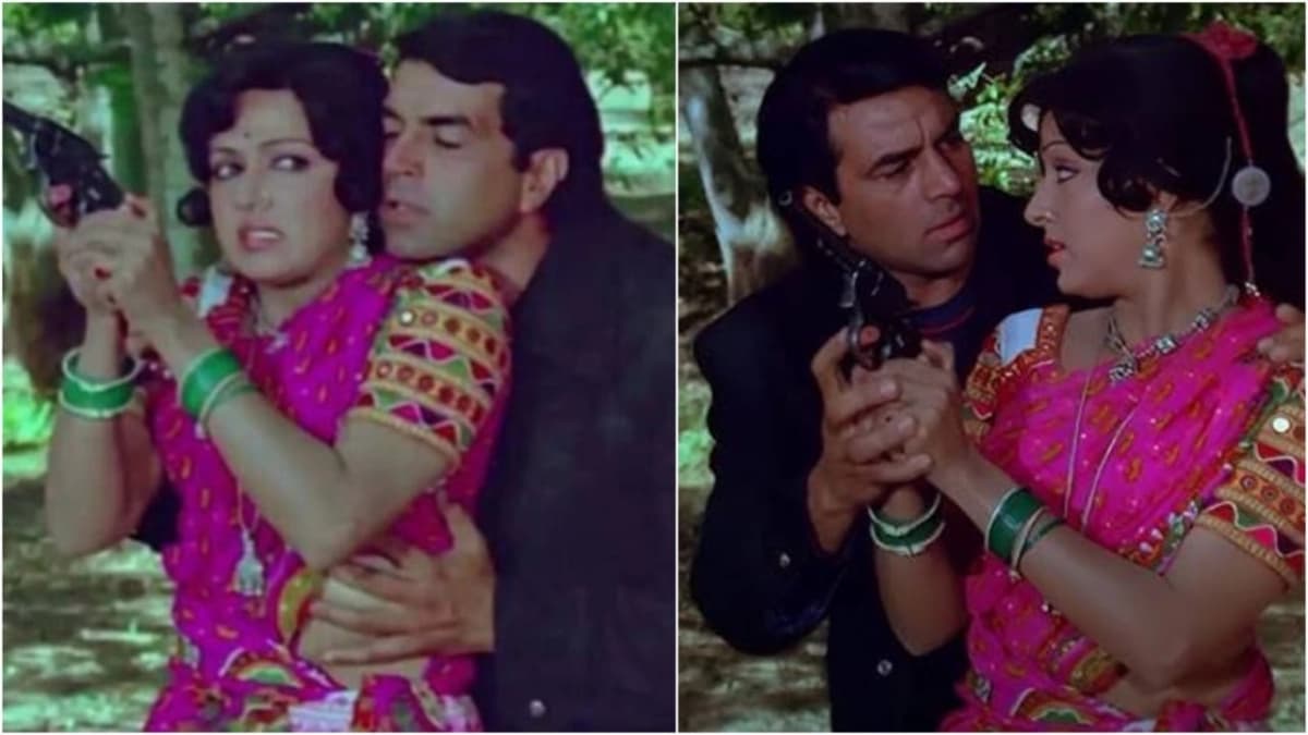 Dharmendra bribed spot boys on Sholay sets just to hug Hema Malini