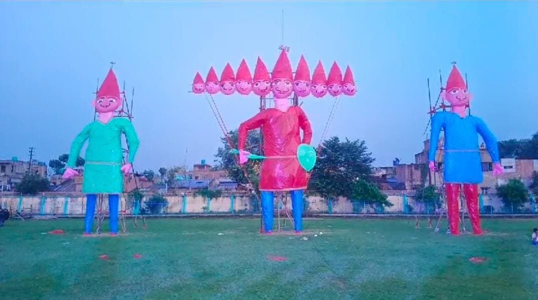 Dussehra festival celebration in Malda