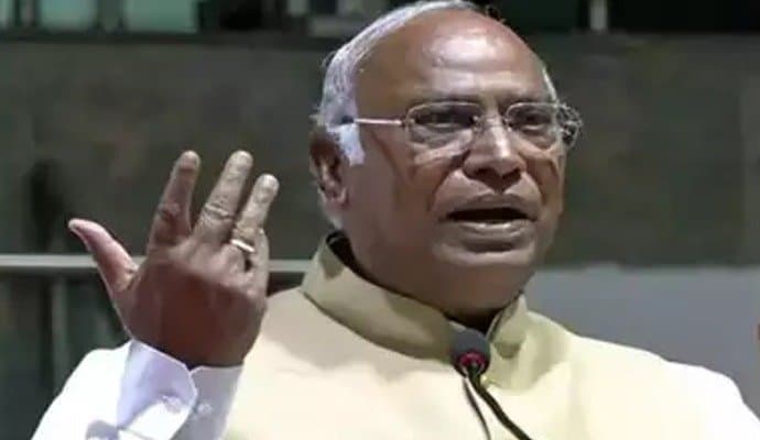Mallikarjun Kharge slams government over rising crimes again
