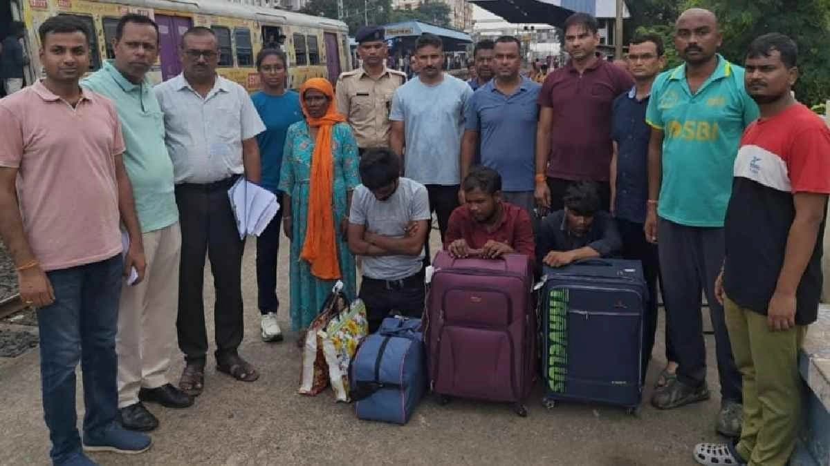 RPF seizes over 51 kg of ganja four arrested at bidhan nagar road station