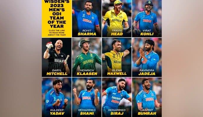 Wisden’s 2023 Men’s ODI Team of the Year