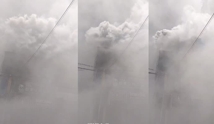massive fire broke out at park street