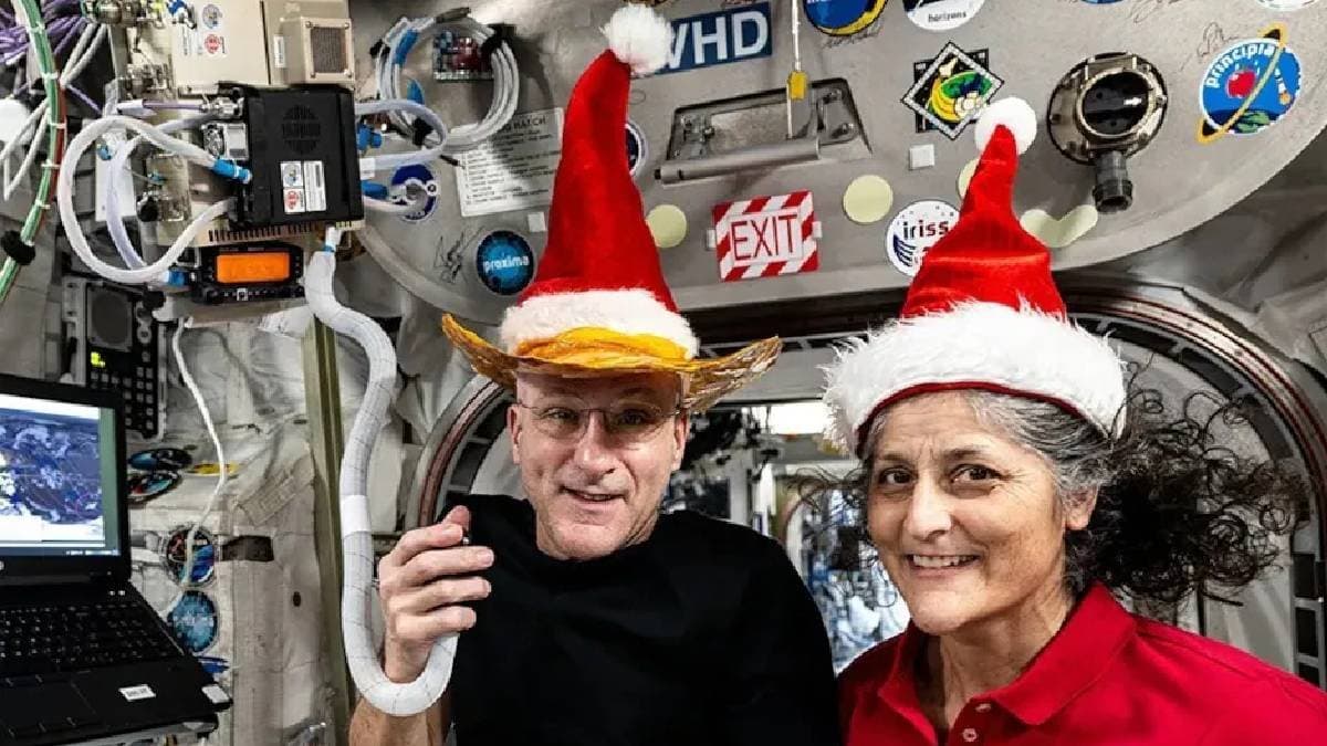 Sunita Williams celebrates Christmas in space gnr