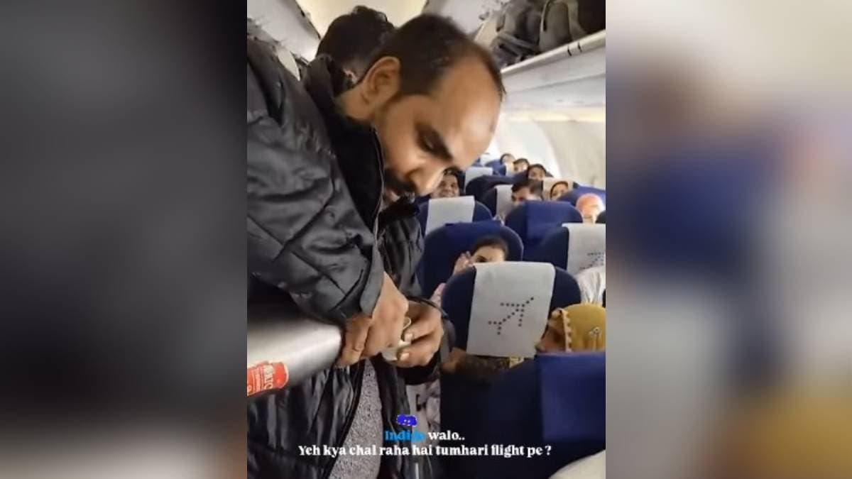 IndiGo Passenger Serving Chai On Flight Goes Viral gnr