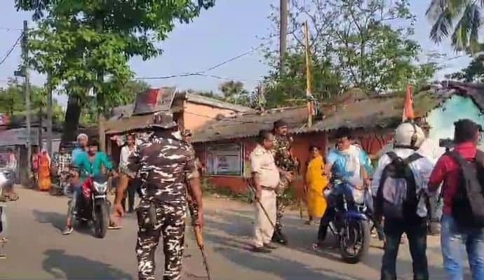 go back slogan against dilip ghosh