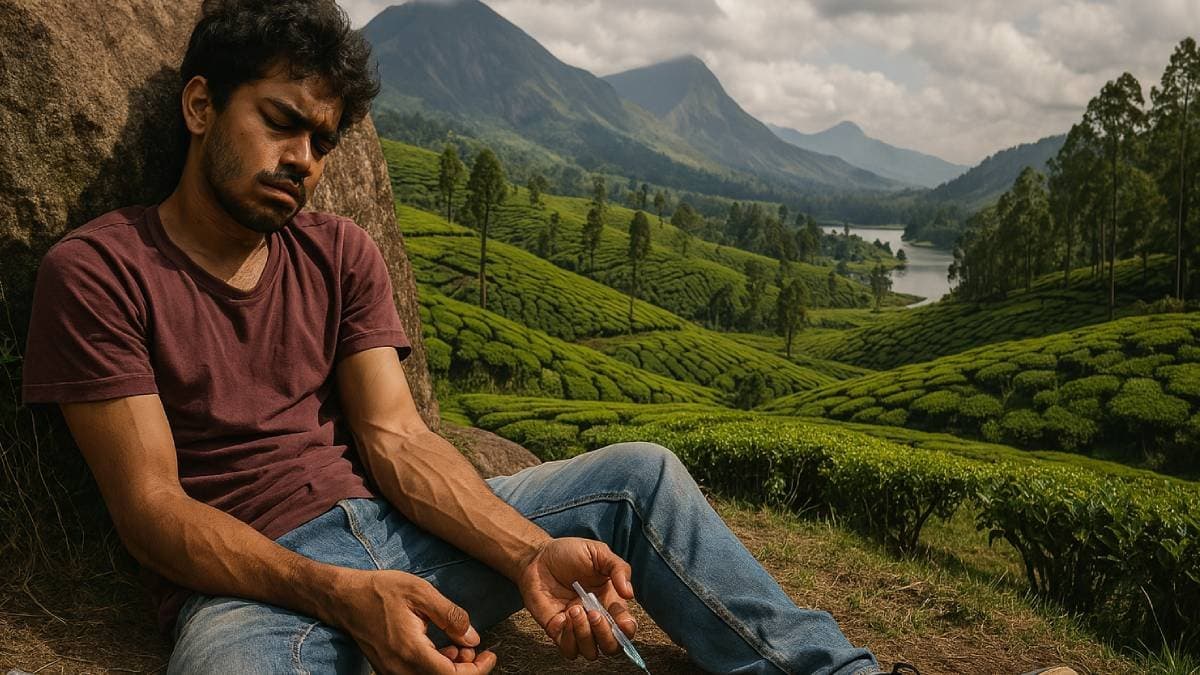 Kerala youth high on illegal toxic substance abuse