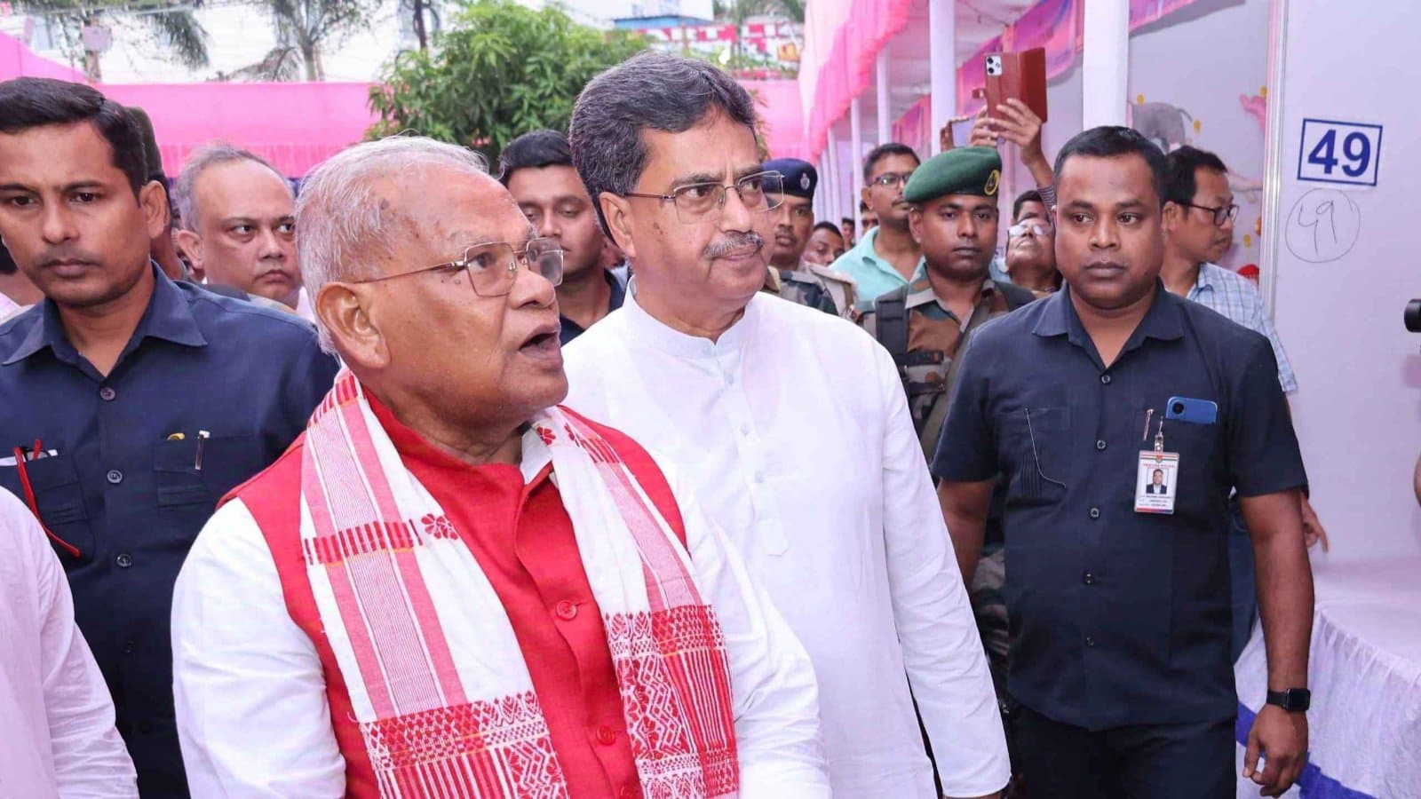 Tripura manik saha, Jitan Ram Manjhi inaugurates pm biswakarma yojana fair gnr 