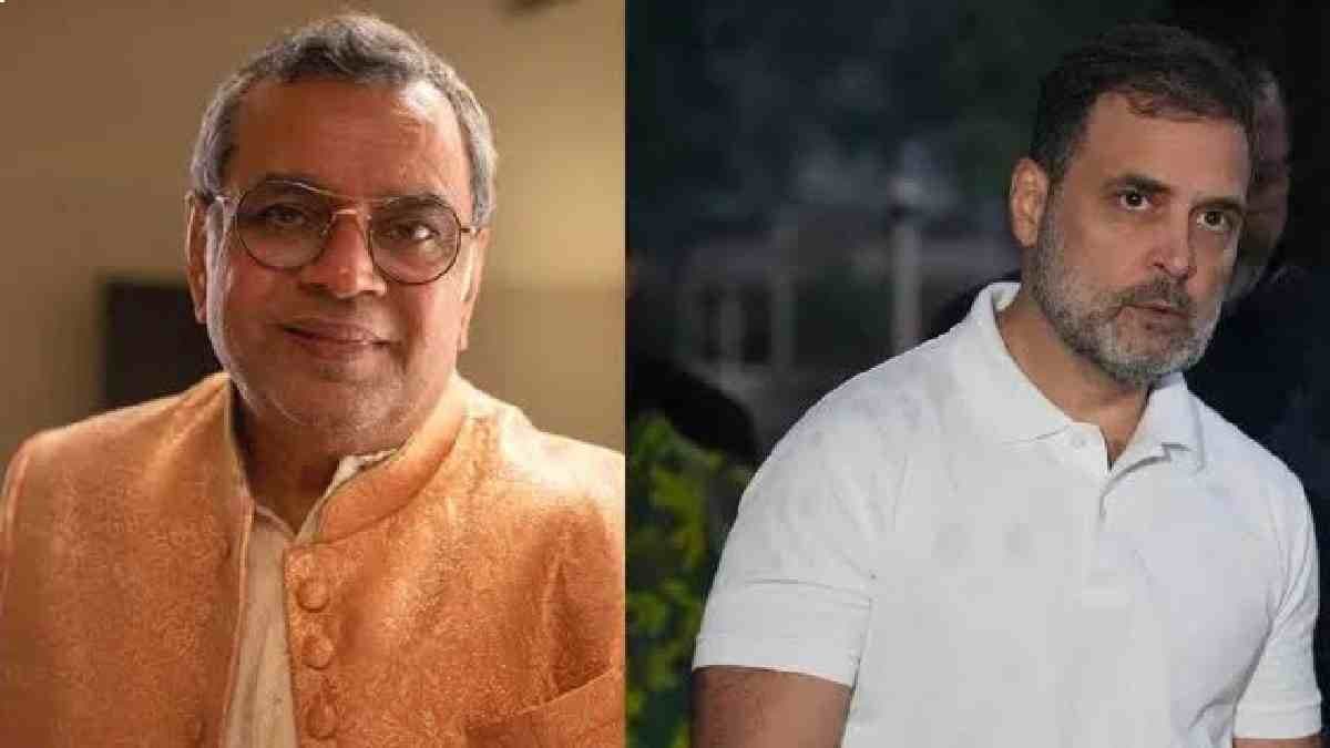Veteran actor paresh rawal takes a jibe at rahul Gandhi compares him with a donkey ENT