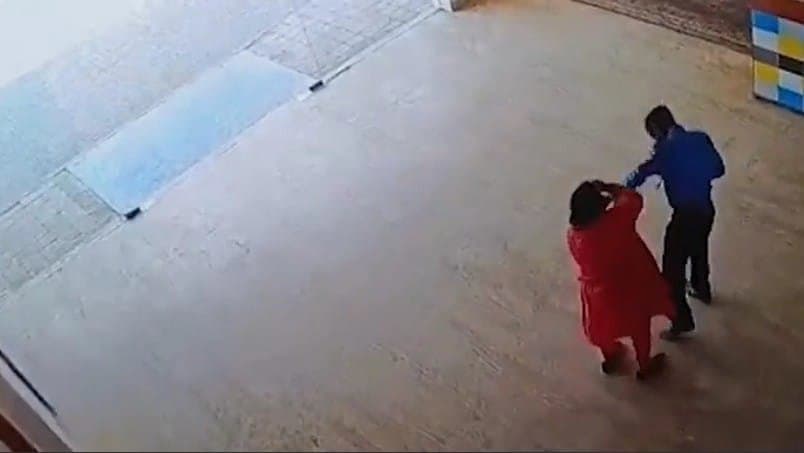 Woman Repeatedly Slaps Security Guard In Greater Noida Complex 