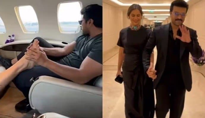 Ram Charan: স্ত্রীর পদসেবায় রাম চরণ! ভাইরাল ভিডিও দেখে কী বলছে নেটপাড়া? 