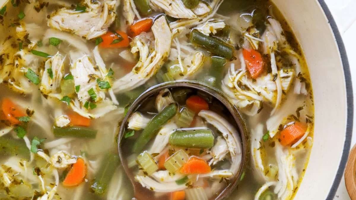 this home made chicken soup can boost up your immunity system make you  healthy energetic and tummy happy lif