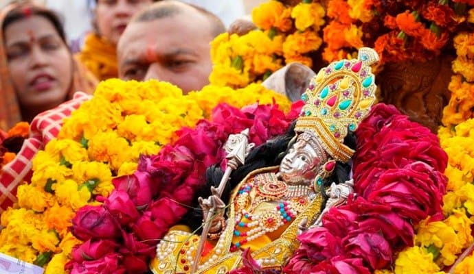 Ram Lalla Idol Reaches Ayodhya Temple