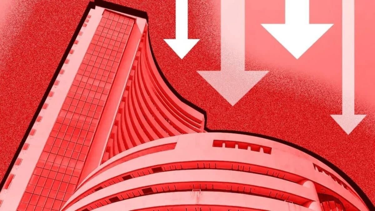 Stock market crashed today, Sensex tanks 1190 points gnr
