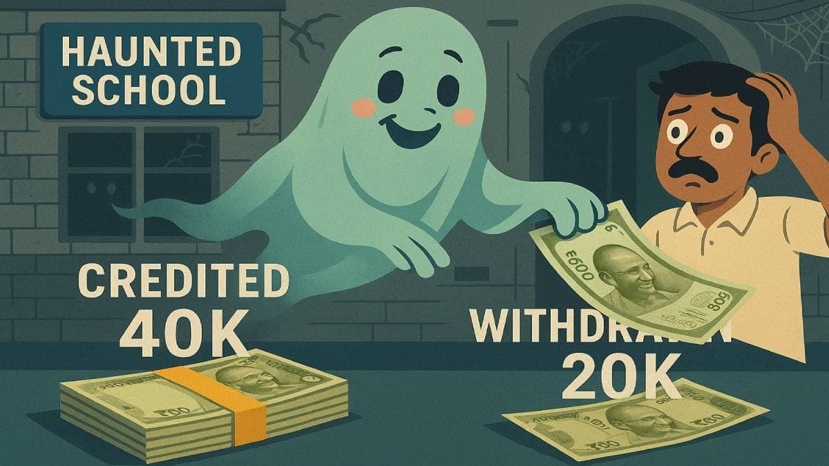 Ghostly salary structure of a Delhi based private school