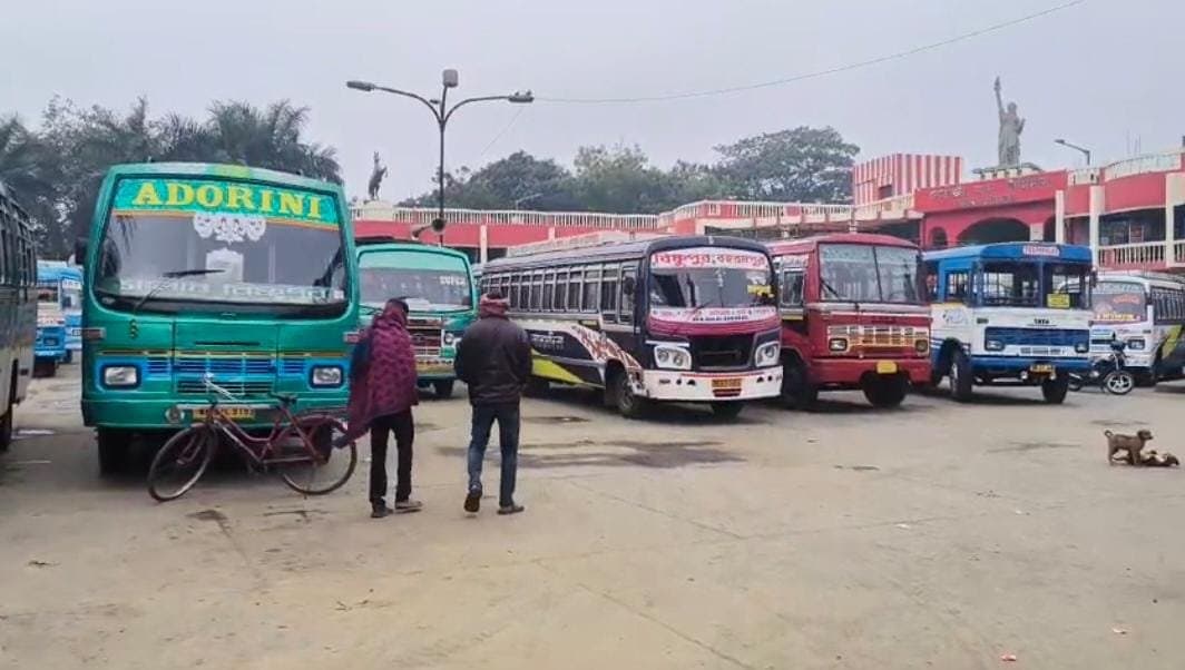 private bus 'strike' begins in Murshidabad district