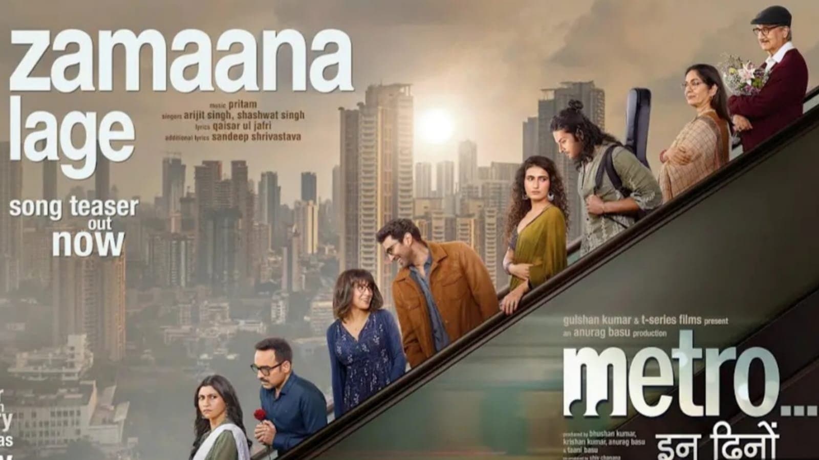 First Look of Metro In Dino revealed with song teaser Zamaana Lage 