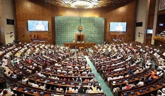 Lok Sabha on Monday suspended 34 opposition members including Adhir Chaudhuri