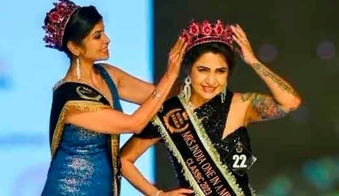 Rupika Grover Wins Mrs. India One in a Million 2023