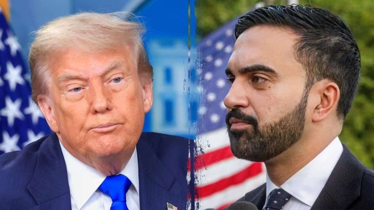 New york mayor Zohran Mamdani used four words to attack president Donald Trump