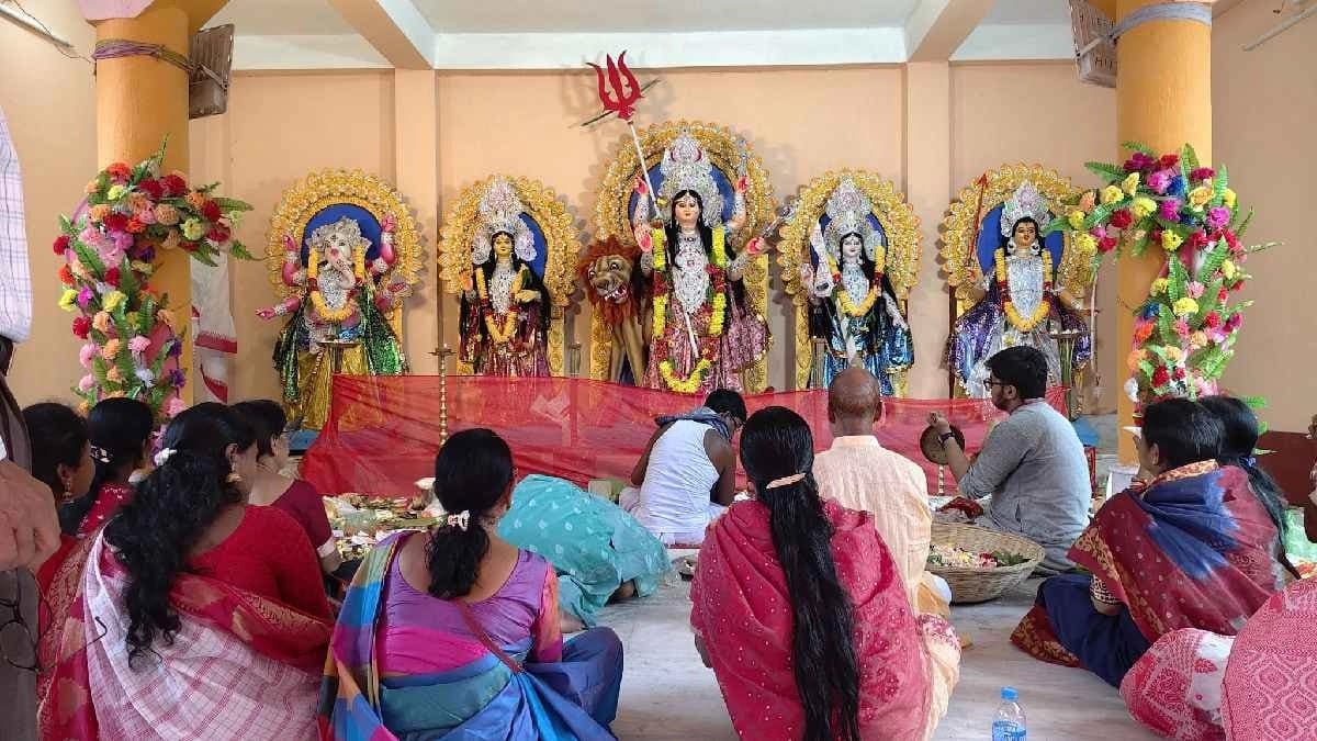 Bhandani Durga Pujo makes everyone happy in North Bengal