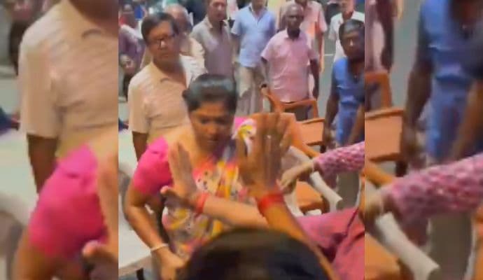 argument in durga puja meeting, councillor allegedly accused of violence creating gnr