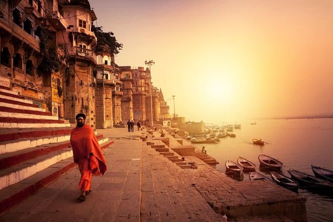Varanasi Ghats Submerged As Ganga River Swells Due To Heavy Rain gnr