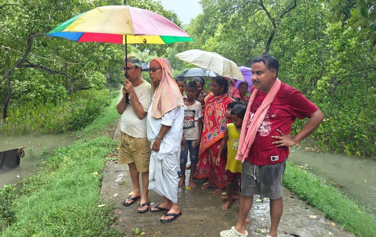 Cyclone Remal, Kanti Ganguly in Sundarban