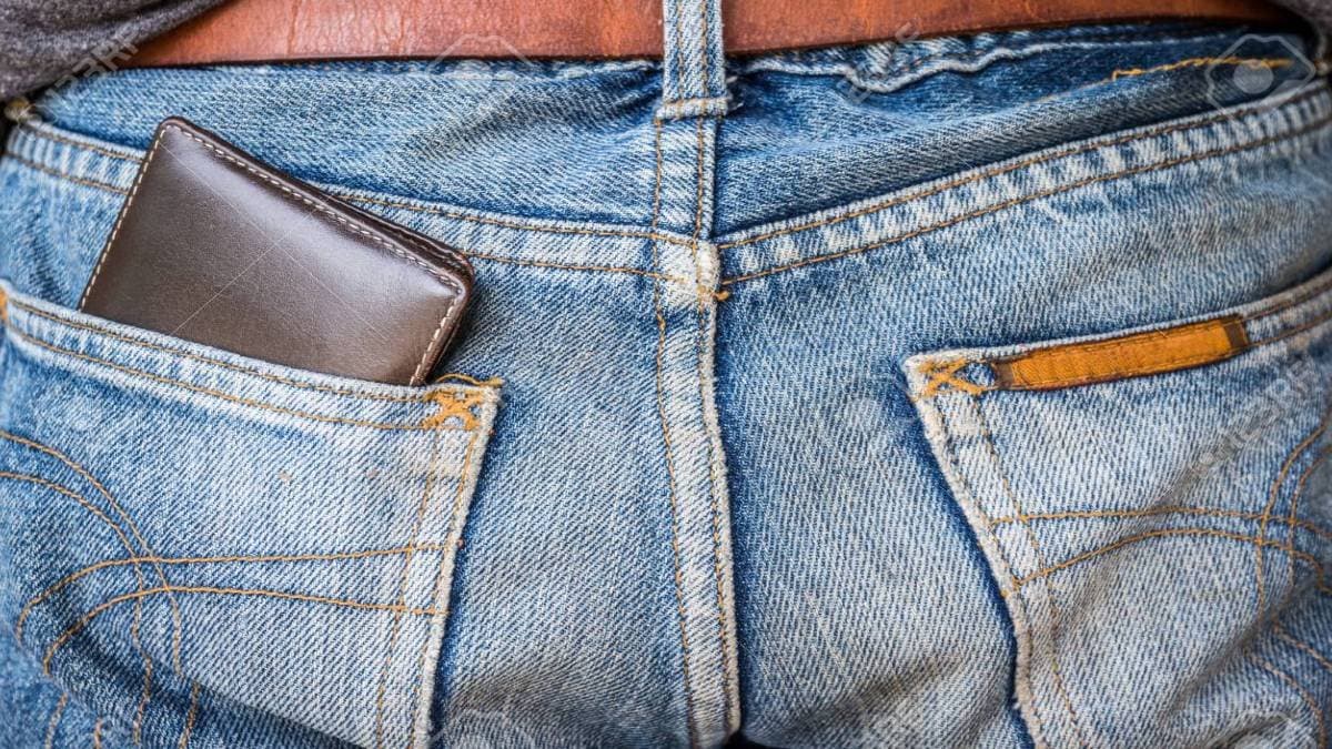 Donot keep a back pocket purse