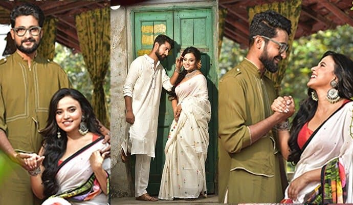 Fashion: শহরের উষ্ণতম দিনে... নতুন সাজে ঋত্বিক, অন্বেষা!