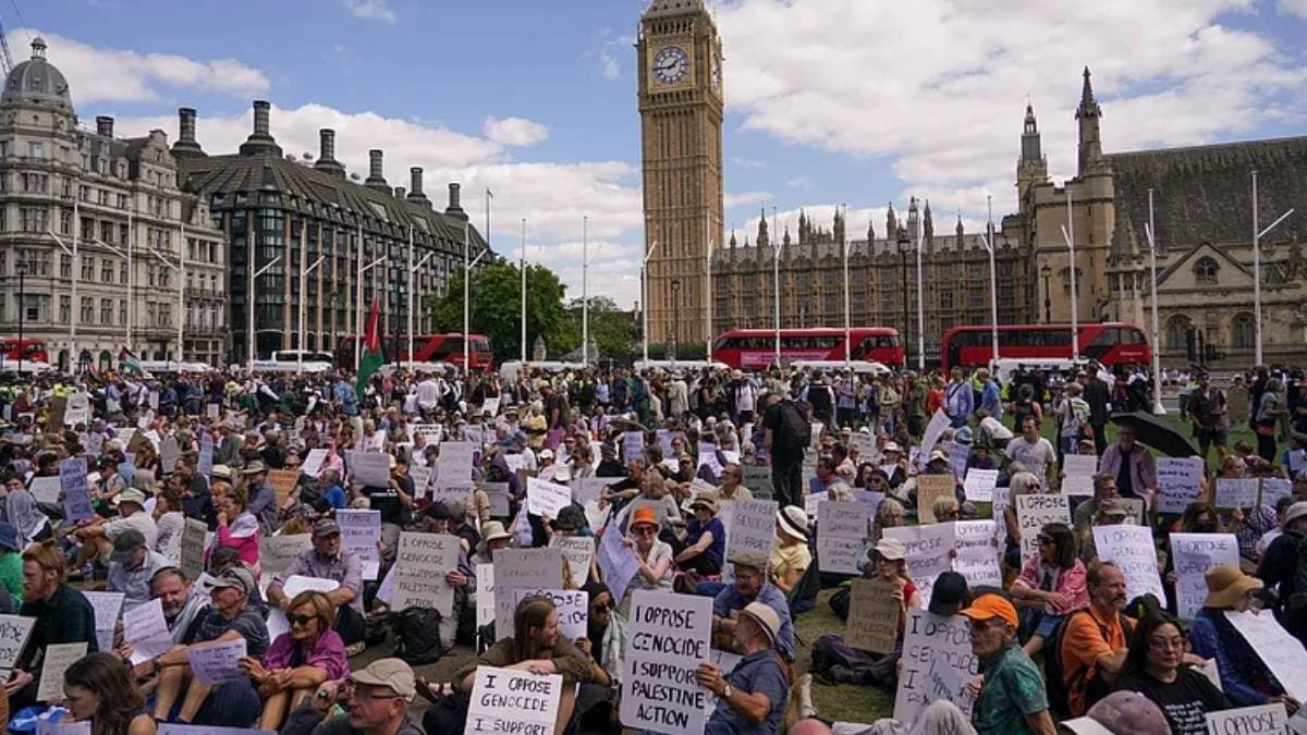 More than 500 detained in UK amidst pro palestine protest